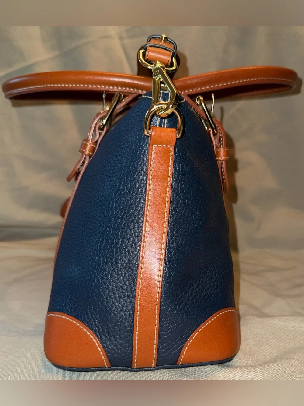 Dooney & Bourke Pebble Grain Leather East-West Satchel